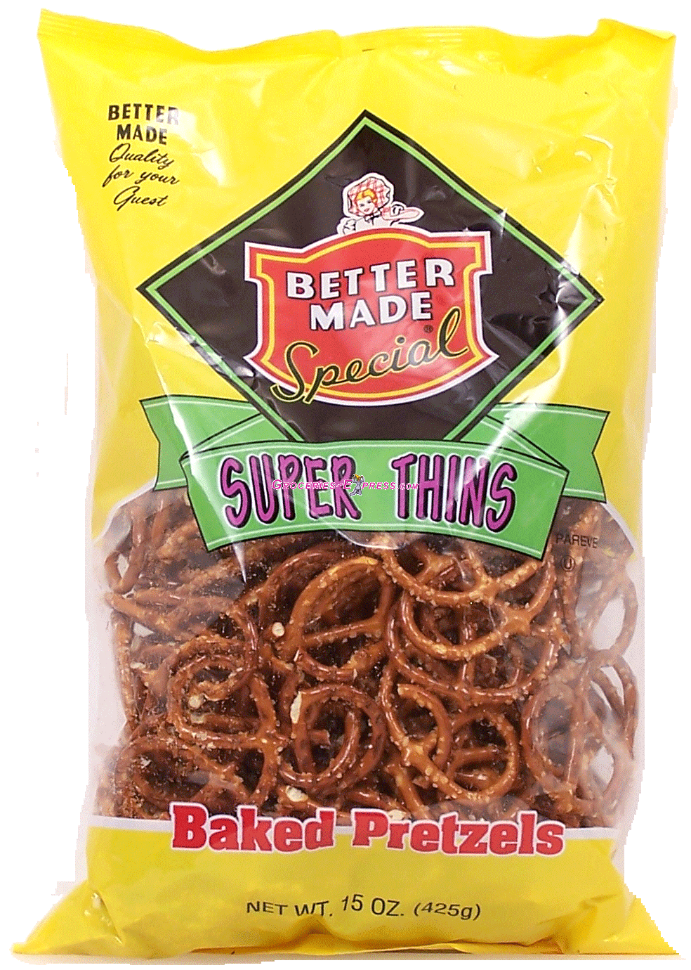 Better Made Super Thins fat free baked pretzels Full-Size Picture